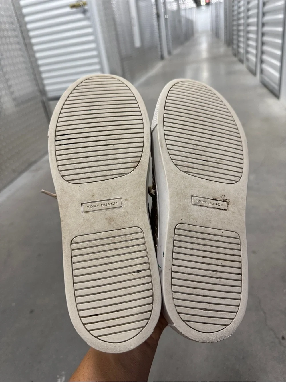 Tory Burch Gold Marion Metallic Sneaker, 7.5